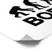 Evolution Tauchen geboren fliegen Poster (Ecke)