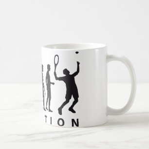evolution tennis kaffeetasse