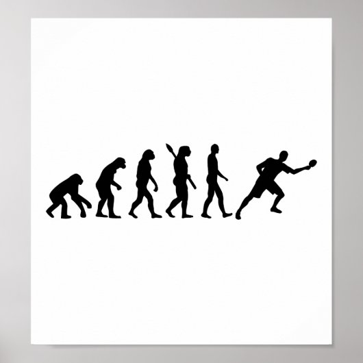Evolution Tischtennisplatte Poster (Vorne)