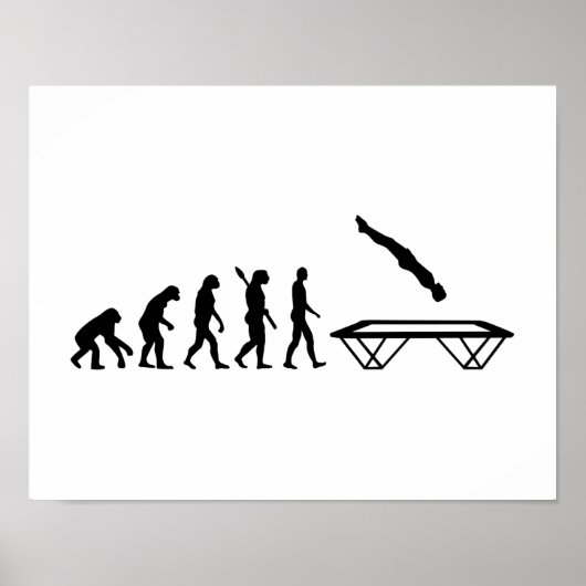 Evolution Trampoline Poster (Vorne)