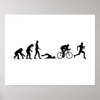 Evolution-Triathlon Poster
