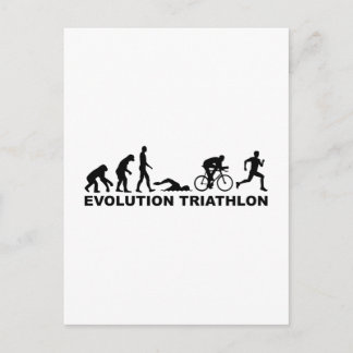 Evolution-Triathlon Postkarte
