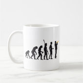 evolution trumpet player kaffeetasse (Links)