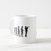 evolution trumpet player kaffeetasse (Vorderseite Links)