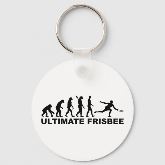 Evolution Ultimate Frisbee Schlüsselanhänger (Vorderseite)