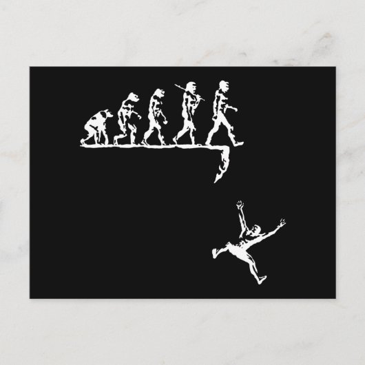 Evolution und Ziel Postkarte (Vorderseite)