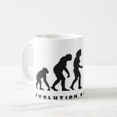 evolution unicycle kaffeetasse (Vorderseite Links)