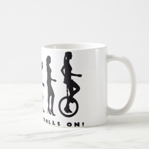 evolution unicycle kaffeetasse