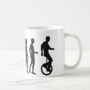 evolution unicycle kaffeetasse