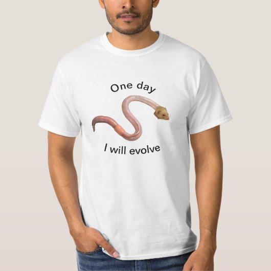 Evolution unter "Natürliche Auswahl" T-Shirt (Vorderseite)
