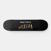 Evolution - Vergangenheit bis Zukunft Skateboard (Horizontal)
