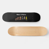 Evolution - Vergangenheit bis Zukunft Skateboard (Horizontal)