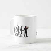 evolution violin kaffeetasse (Vorderseite Links)