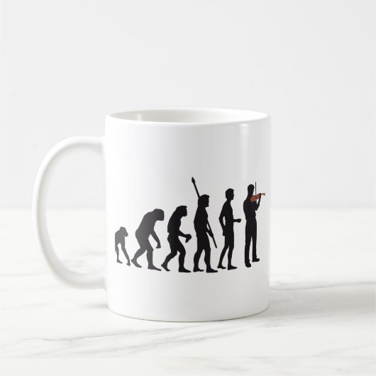 evolution violin kaffeetasse (Links)