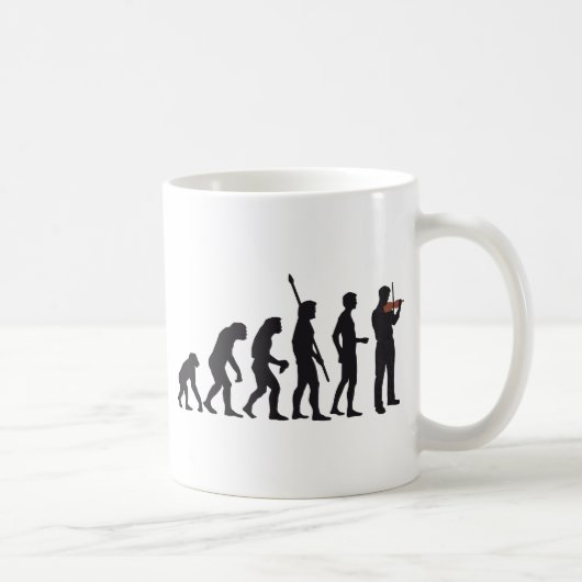 evolution violin kaffeetasse (Rechts)