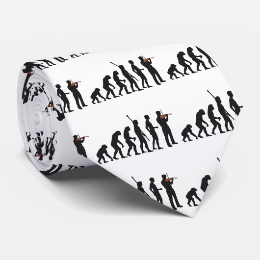 evolution violin krawatte (Gerollt)