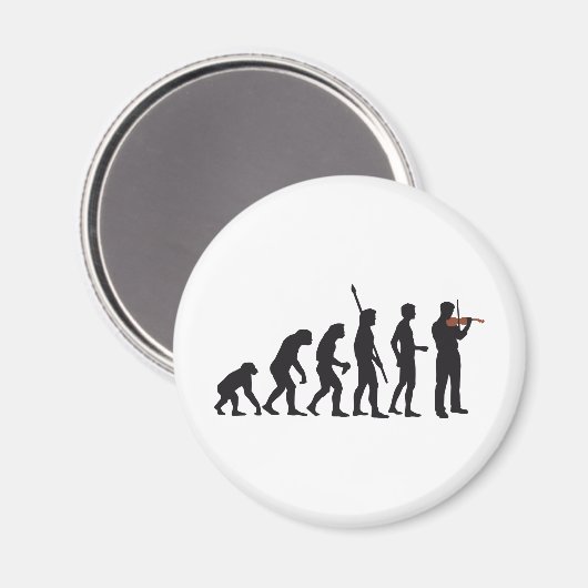 evolution violin magnet (Vorderseite/Rückseite)