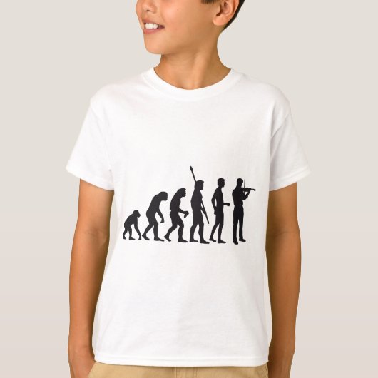 evolution violin T-Shirt (Vorderseite)