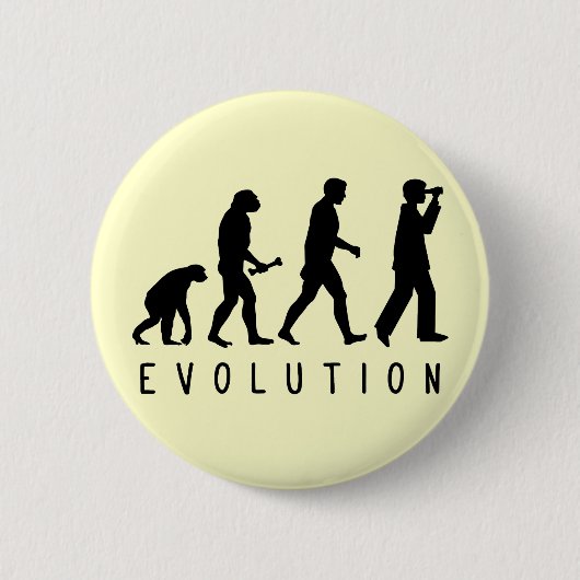 Evolution: Vogelbeobachter Button (Vorderseite)