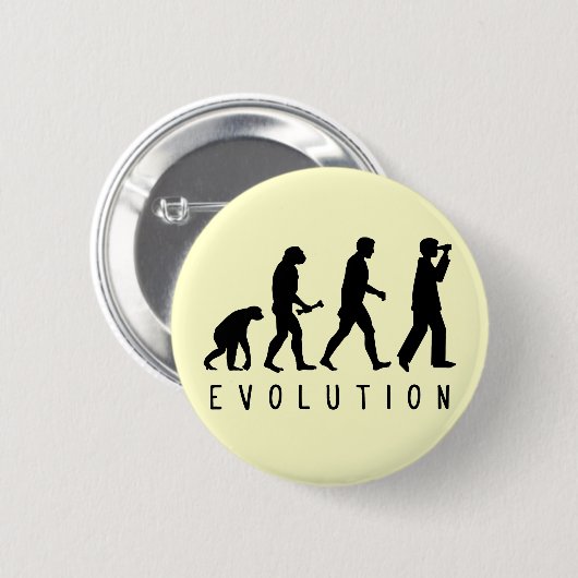 Evolution: Vogelbeobachter Button (Vorne & Hinten)