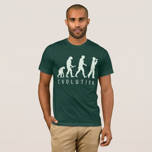 Evolution: Vogelbeobachter T-Shirt (Vorne ganz)