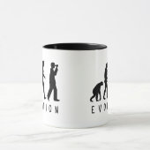 Evolution: Vogelbeobachter Tasse (Zentrum)