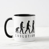 Evolution: Vogelbeobachter Tasse (Links)