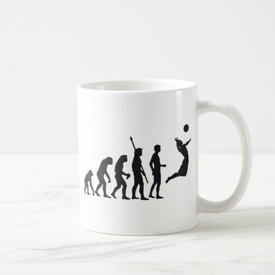 evolution volleyball kaffeetasse