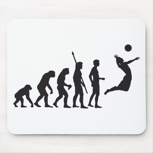 evolution volleyball mousepad (Vorne)