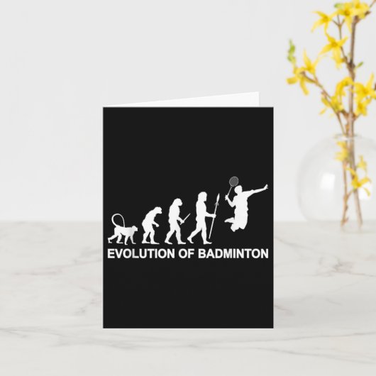 Evolution von Badminton Karte (Gelbe Blume)