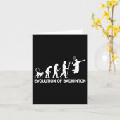 Evolution von Badminton Karte (Gelbe Blume)