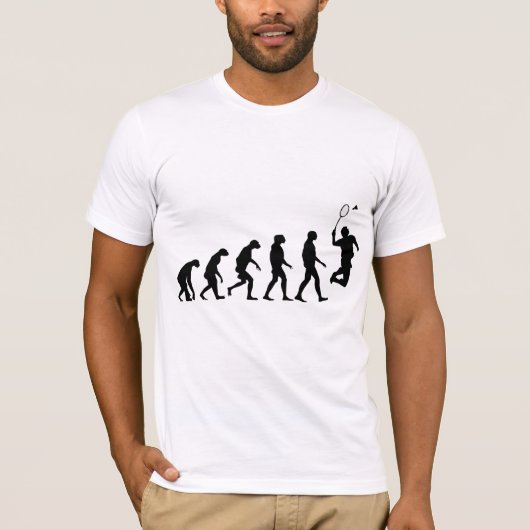 Evolution von Badminton T-Shirt (Vorderseite)