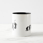 Evolution von Badminton Zweifarbige Tasse (Mittel)