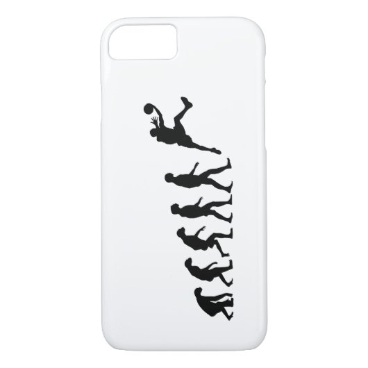Evolution von Basketball iPhone 7 Fall Case-Mate iPhone Hülle (Rückseite)