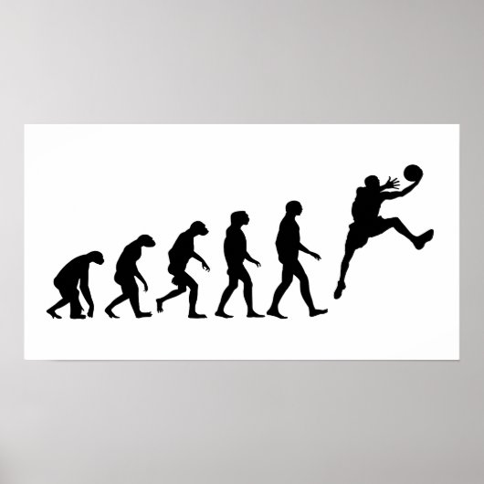 Evolution von Basketball Poster (Vorne)