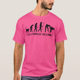 Evolution von Billard T-Shirt