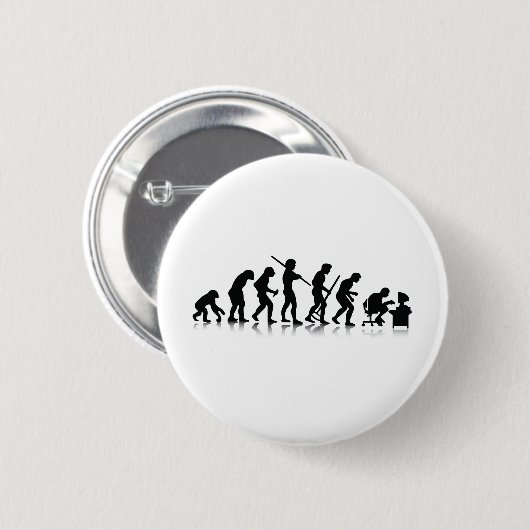 Evolution von Computerberatern Button (Vorne & Hinten)