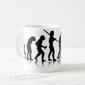 Evolution von Computerberatern Kaffeetasse (Vorderseite Links)