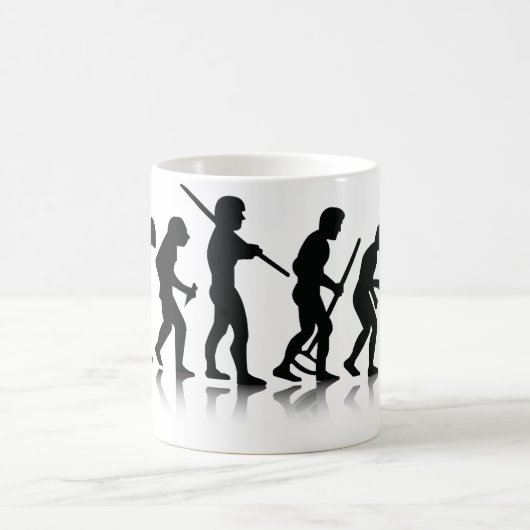 Evolution von Computerberatern Kaffeetasse (Mittel)