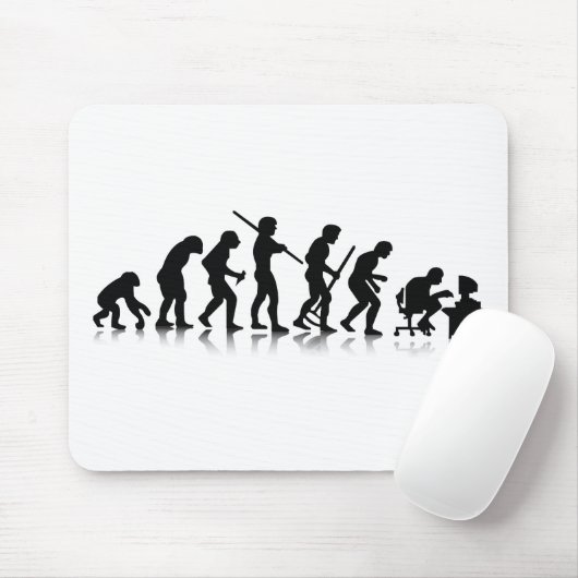 Evolution von Computerberatern Mousepad (Mit Mouse)