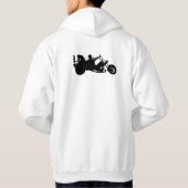 Evolution von ein Triker Trike Liebhabern Hoodie (Rückseite)