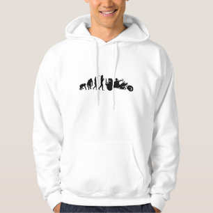 Evolution von ein Triker Trike Liebhabern Hoodie