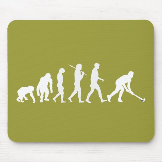 Evolution von Feldhockey - Hockeygeschenke Mousepad (Vorne)