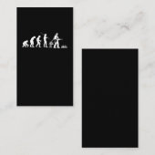 Evolution von Feuerwehrleuten Visitenkarte (Vorne/Hinten)
