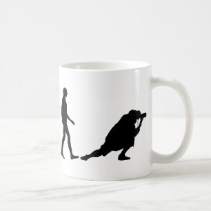 Evolution von Fotografie Kaffeetasse