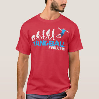 Evolution von Handball I Handballer Männer - Gesch T-Shirt