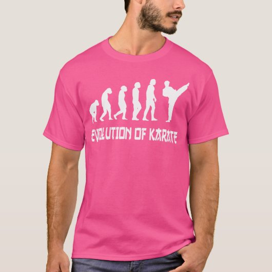 Evolution von Karate T-Shirt (Vorderseite)