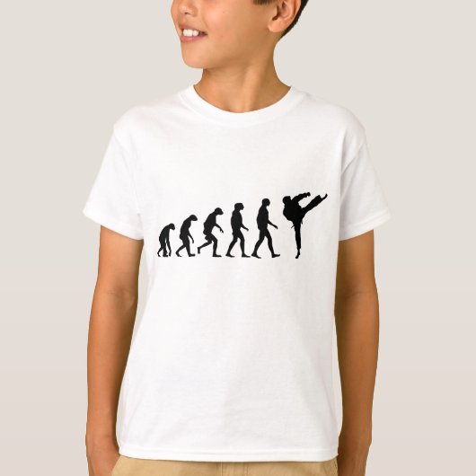 Evolution von Karate T-Shirt (Vorderseite)