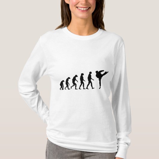 Evolution von Karate T-Shirt (Vorderseite)