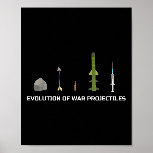 Evolution von Kriegsprojekten Anti-Impfprogramm Poster (Vorne)